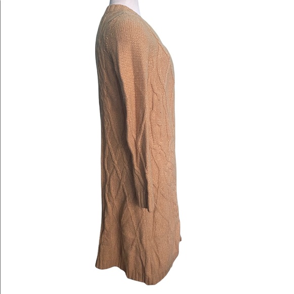 Anthro far away from close yellow knit buttoned sweater - Picture 3 of 7